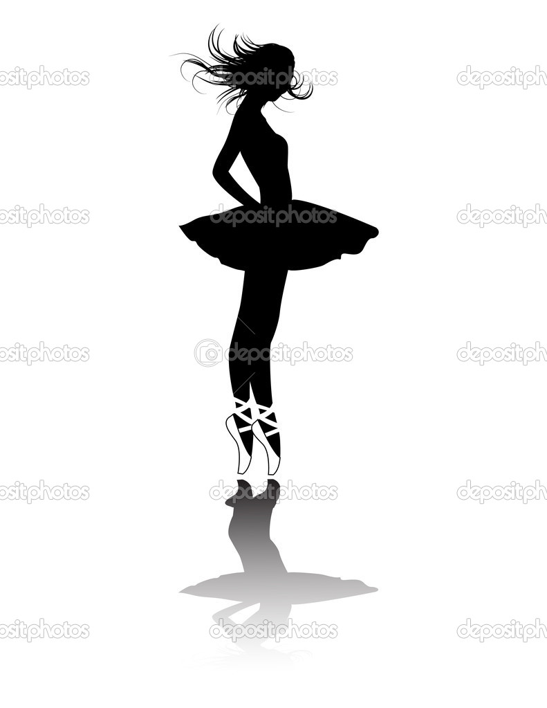 Ballet Dancer Silhouette Clip Art At Clkercom   Vector Clip Art