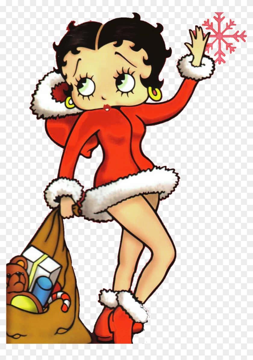 It S Christmas Time With Betty Boop Wallpaper
