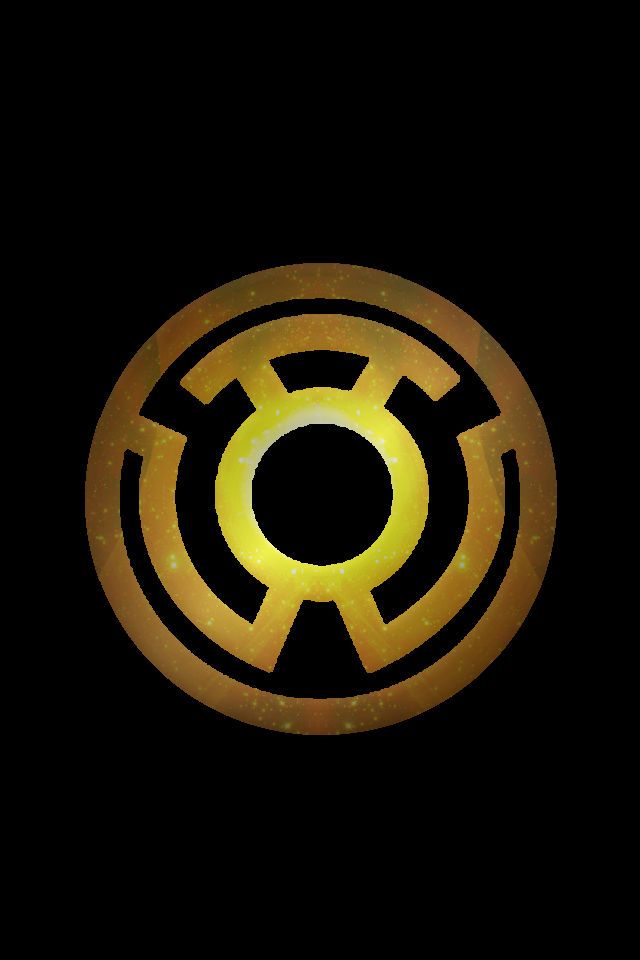 Stary Sinestro Lantern Logo background Yellow lantern Green