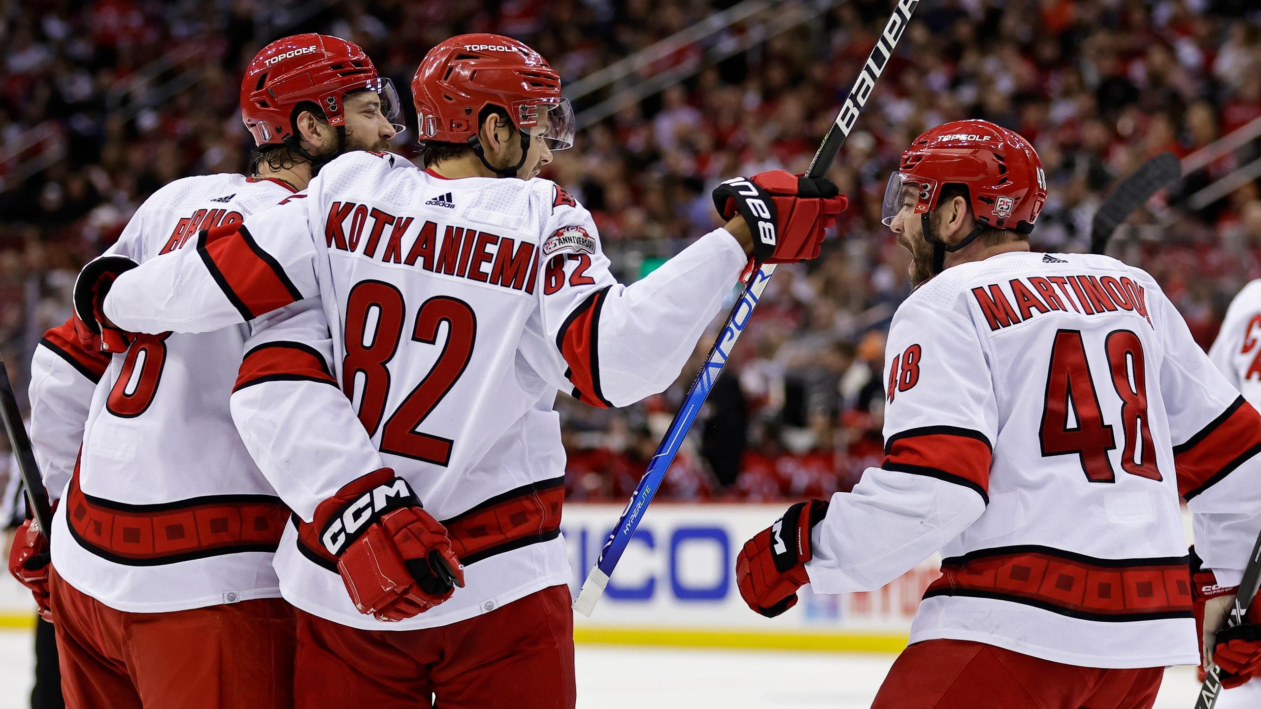 Hurricanes Have Goal 2nd Rout Devils For Lead Wnct