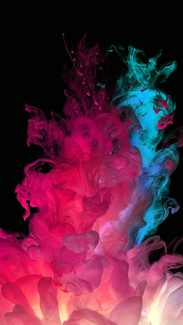 Lg G3 Default Stock Colorful Smoke Explosion iPhone Wallpaper Ipod