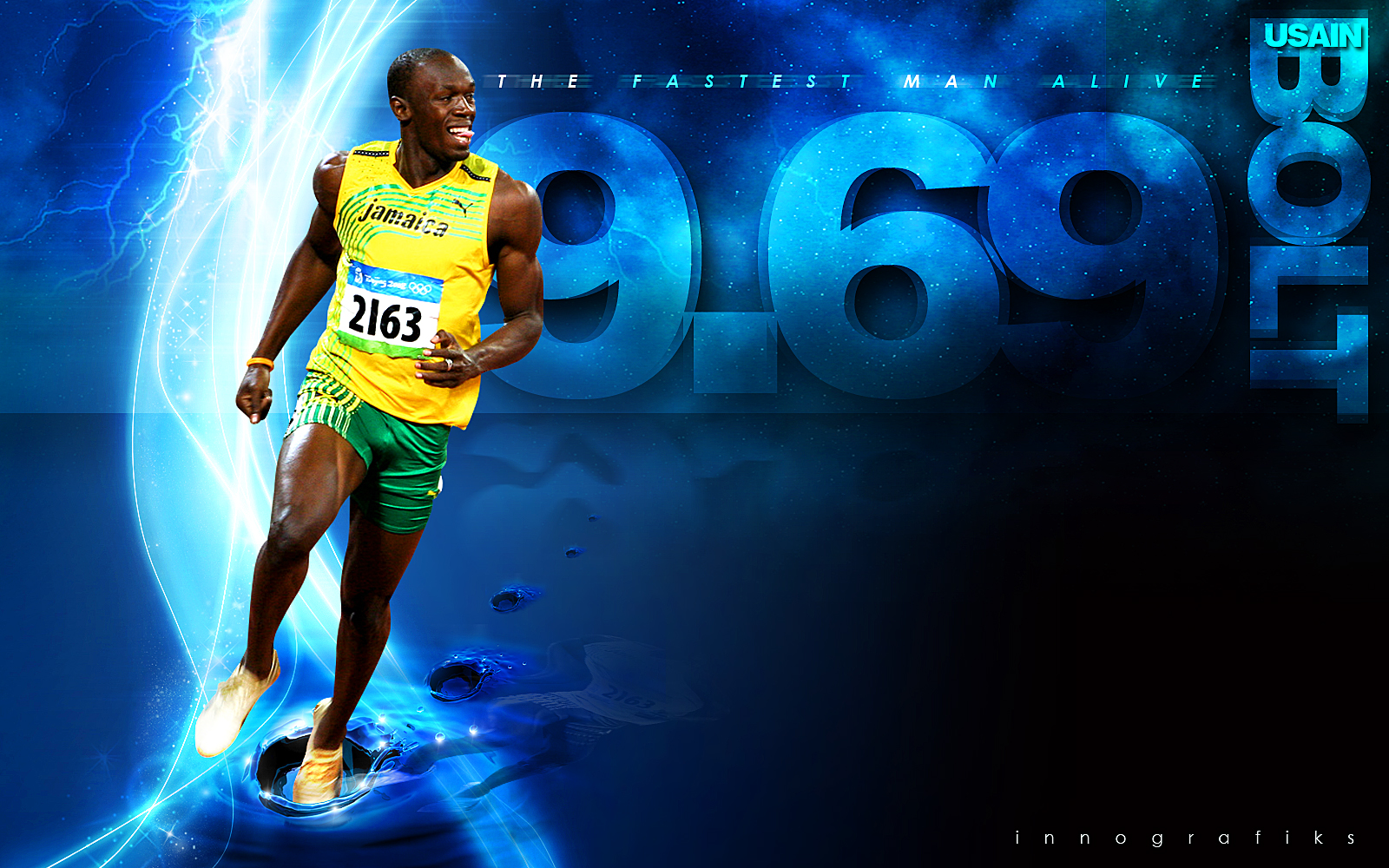 Usain Bolt  Bring The Beat Wallpaper HD Sports 4K Wallpapers Images and  Background  Wallpapers Den