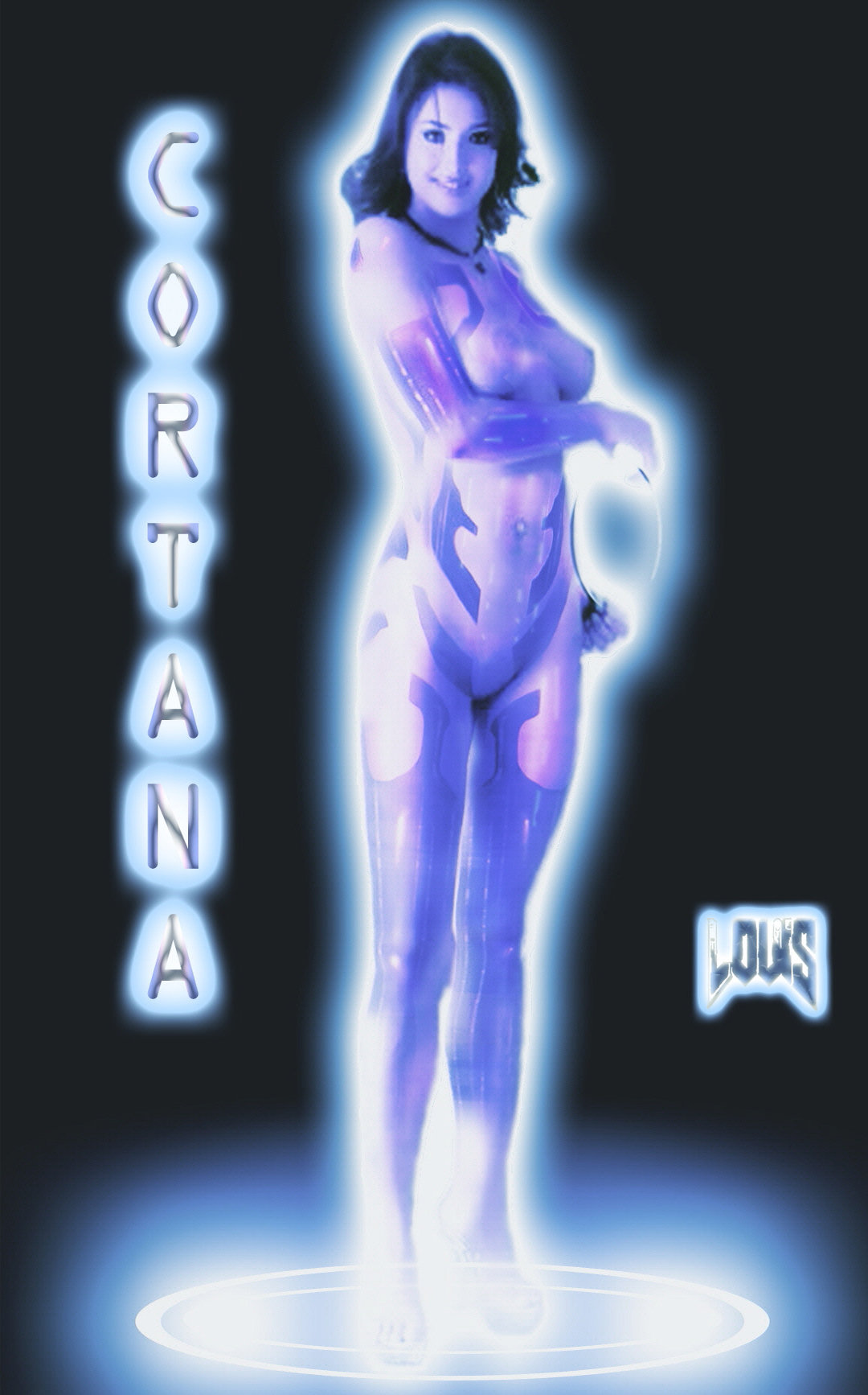 Cortana And Her Halo By Tk