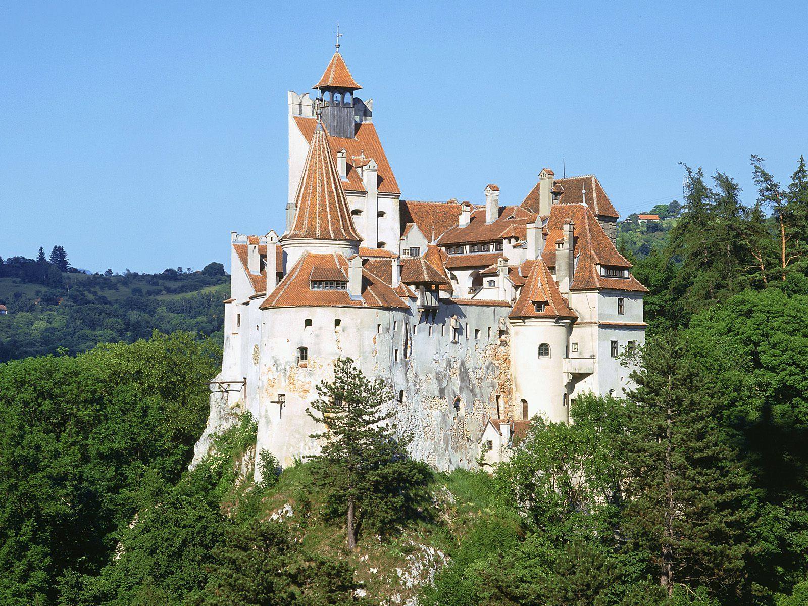 Places Bran Dracula S Castle Romania Desktop Wallpaper Nr