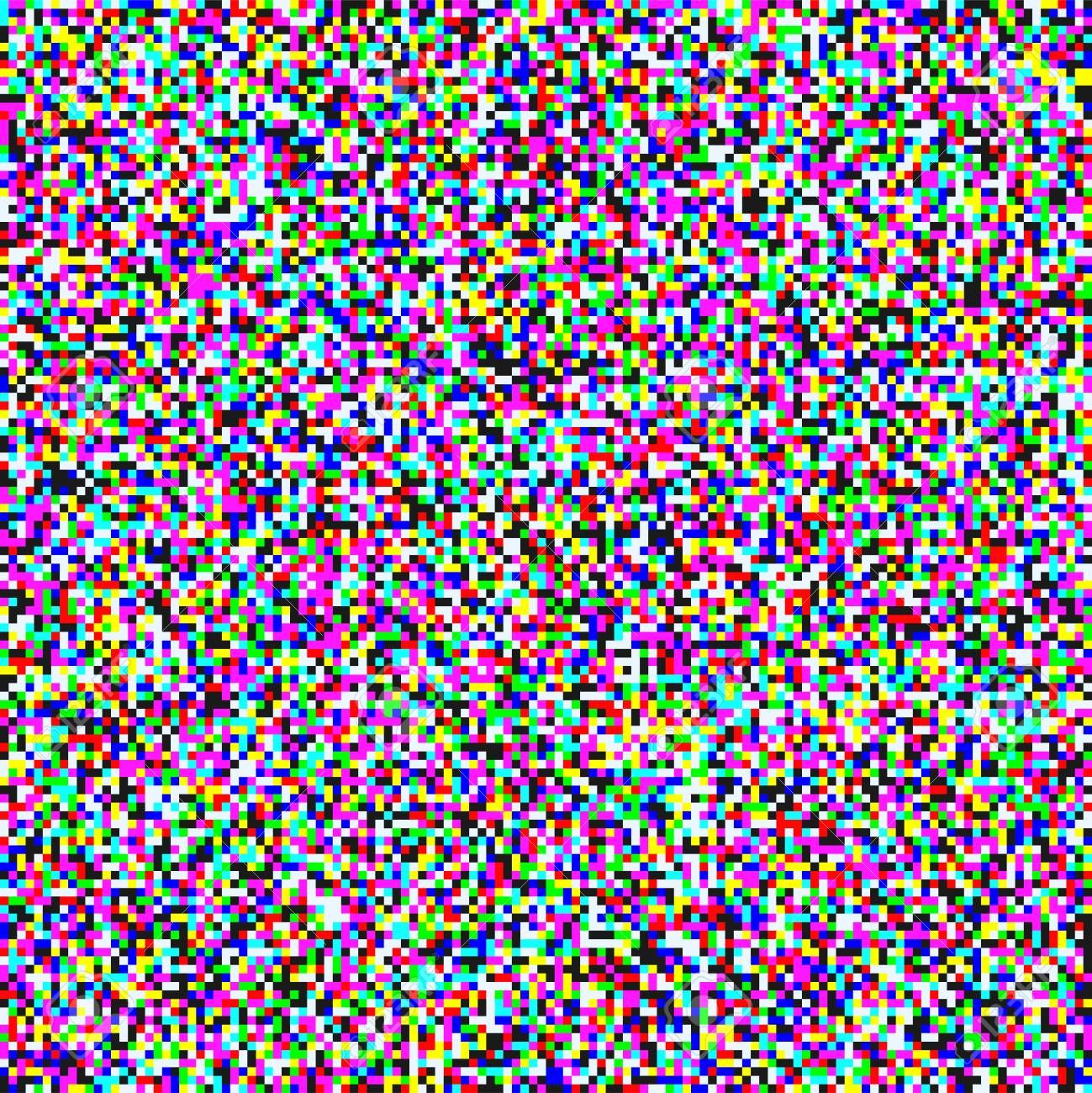 Tv Pixel Noise Of Analog Channel Grain Screen Seamless Background