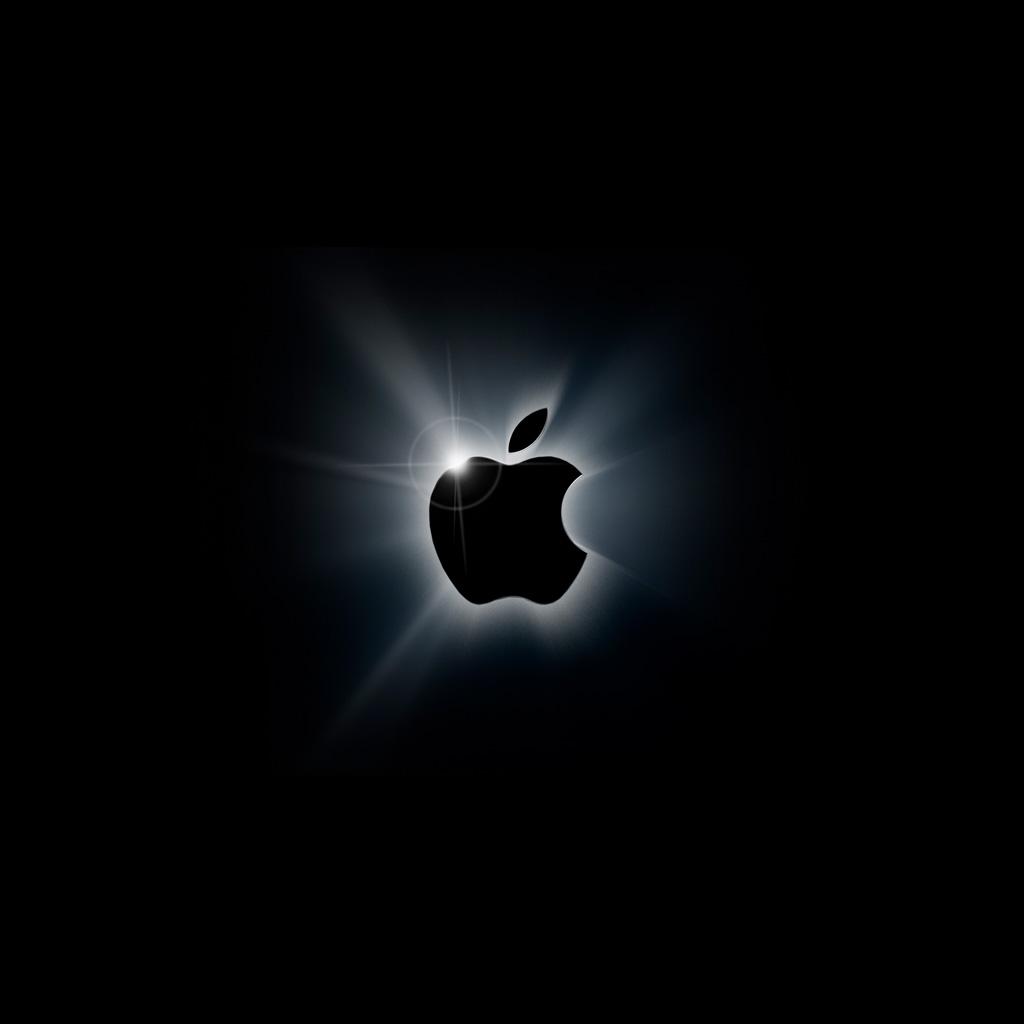 Glow Apple iPad Background Wallpaper