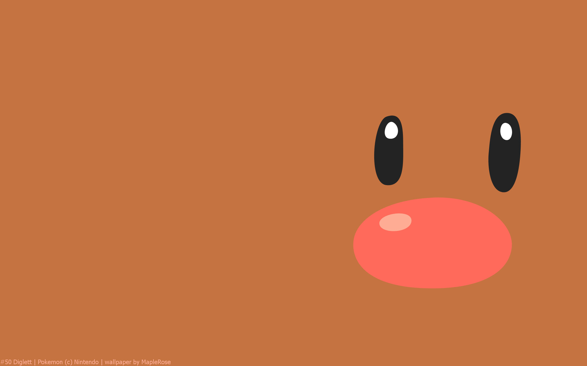 Diglett Pokemon HD Wallpaper iPhone