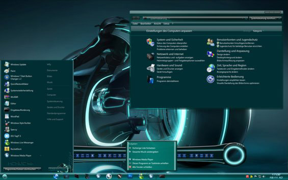 Tron Desktop Themes Windows Mouse