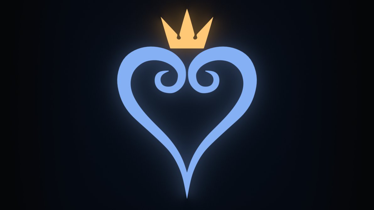 Kingdom Hearts Logo Wallpaper by abluescarab