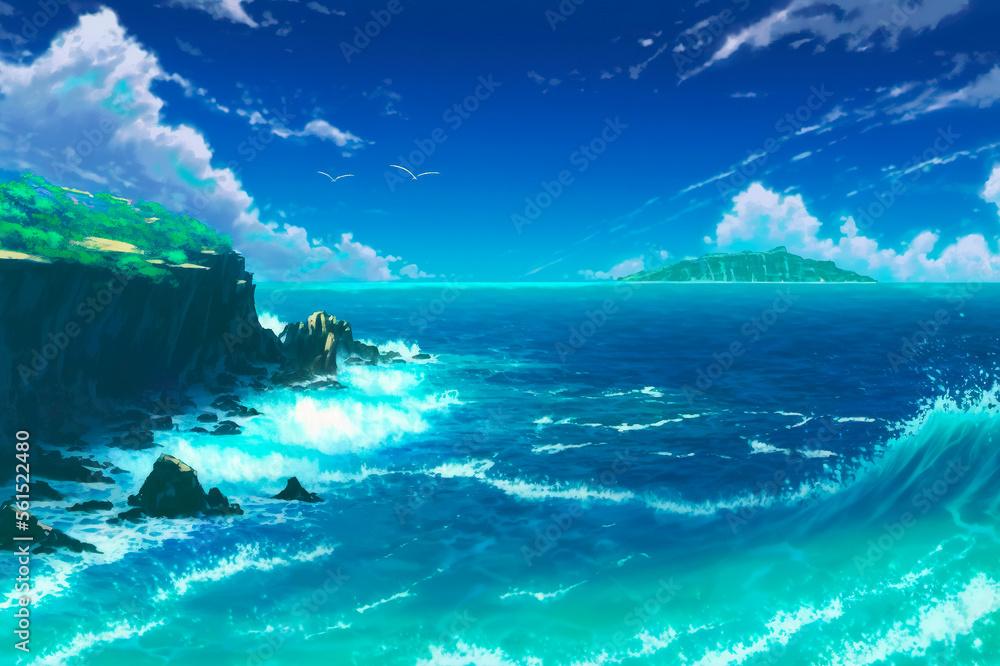 Download Free 100 + sunset ocean anime Wallpapers-demhanvico.com.vn