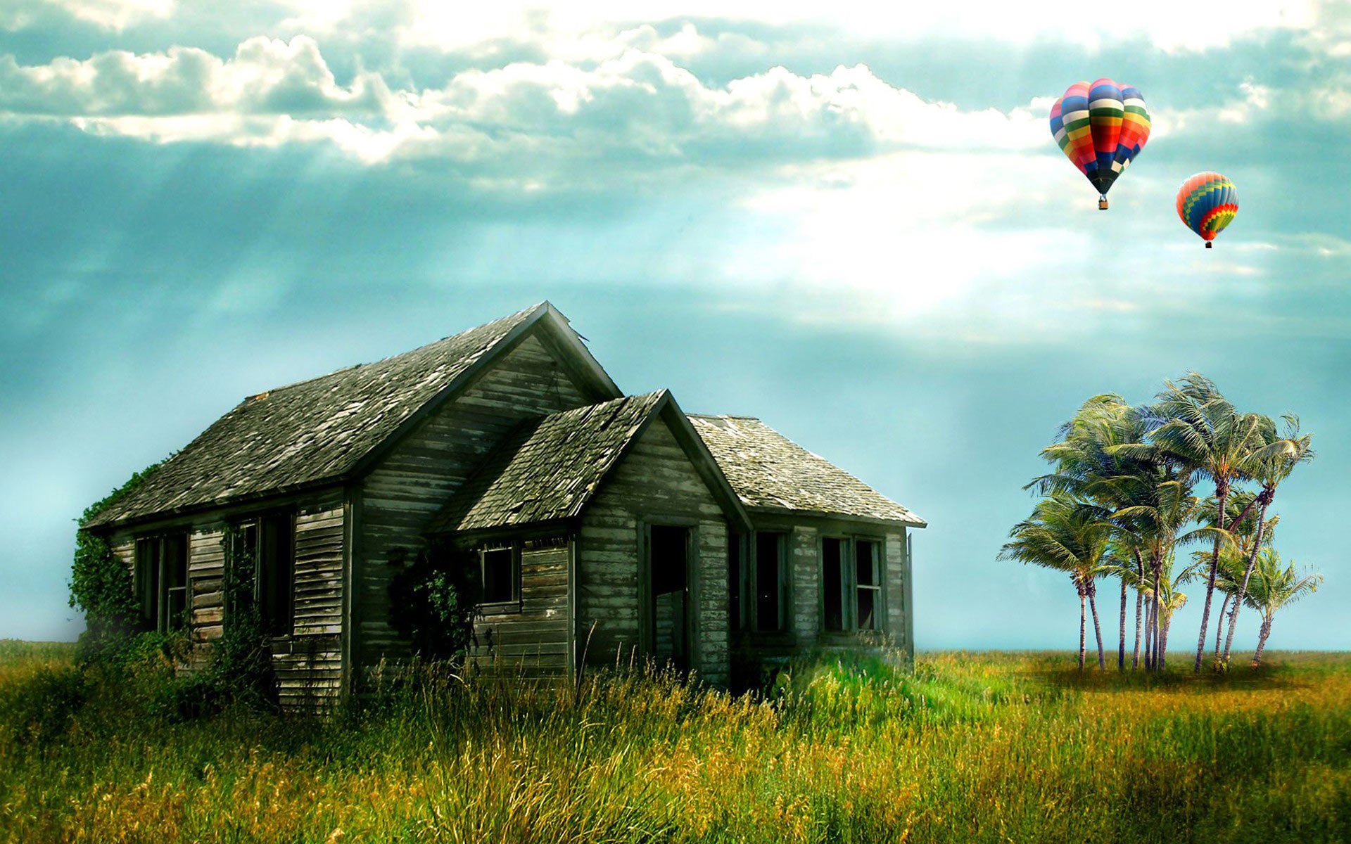 Hot Air Balloon Windows Desktop Background Wallpaper