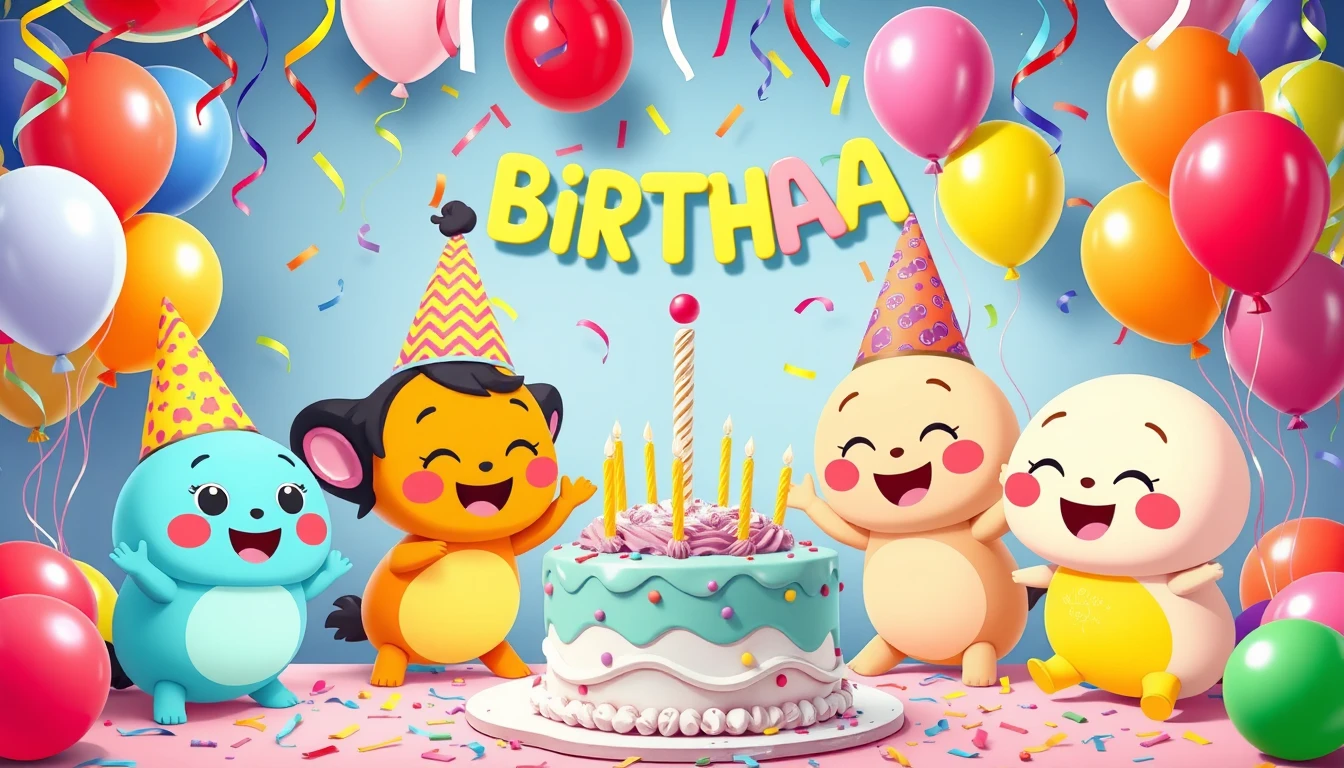 Cocomelon Happy BirtHDay Wallpaper