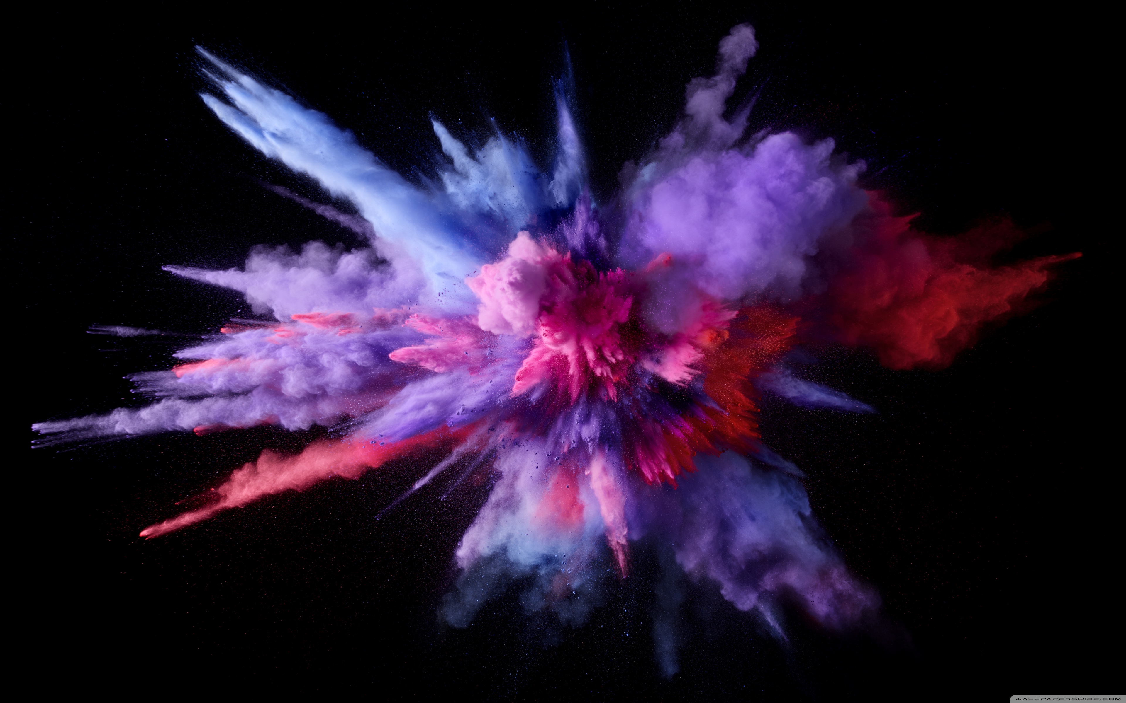 Wide Color Explosion Wallpaper 4k HD Background