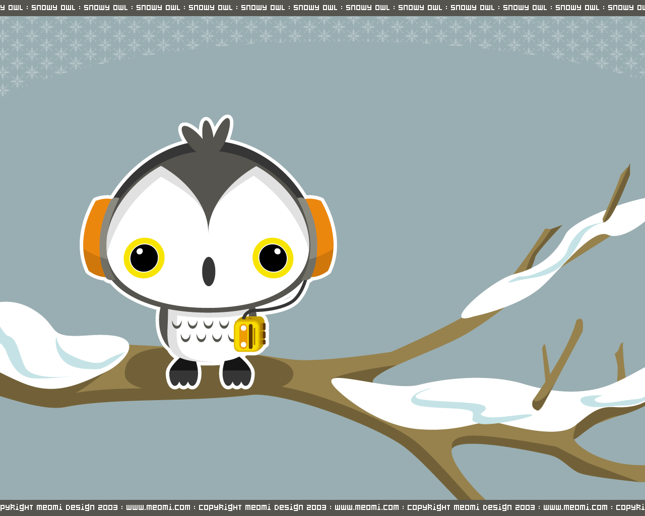 1203 Gif Pixels Owl Wallpaper Snowy