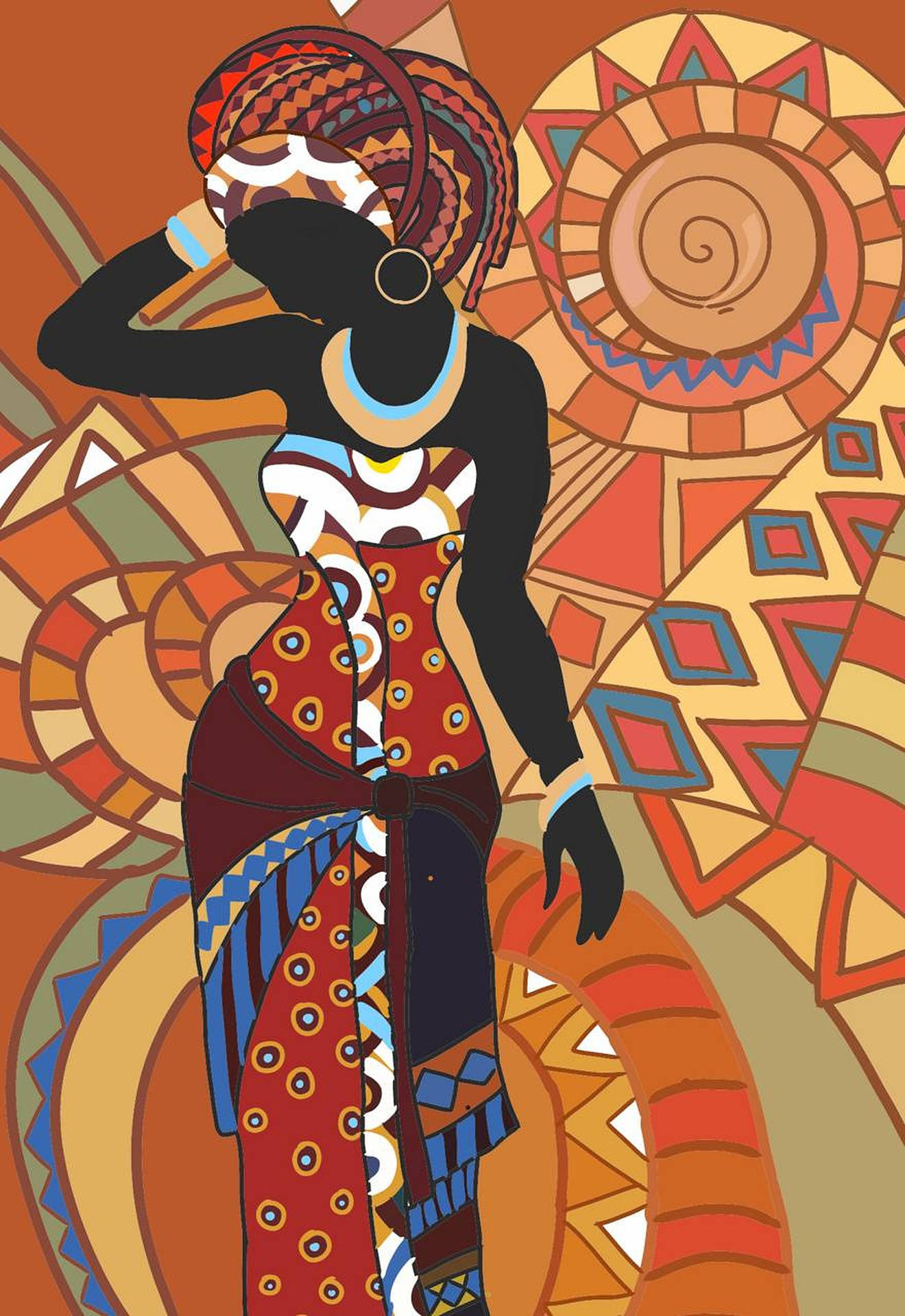 African Art Wallpaper