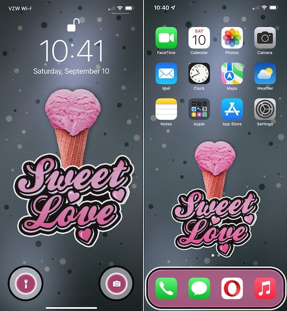 Cute iPhone Lock Screen Wallpaper