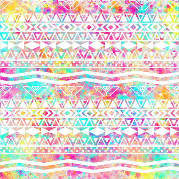 Aztec Tribal Print Background Splash