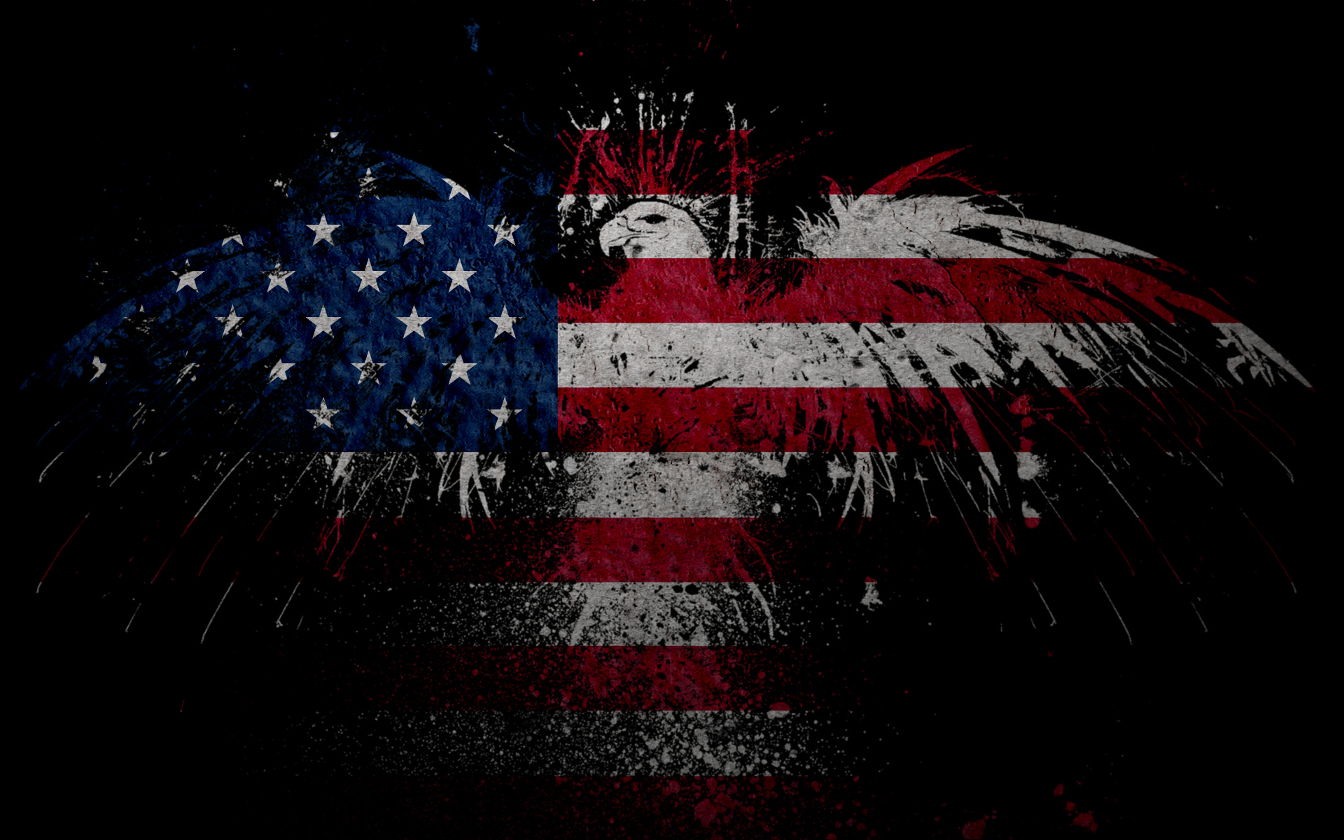 Wallpaper   Download Full HD American Flag Eagle Desktop Wallpaper