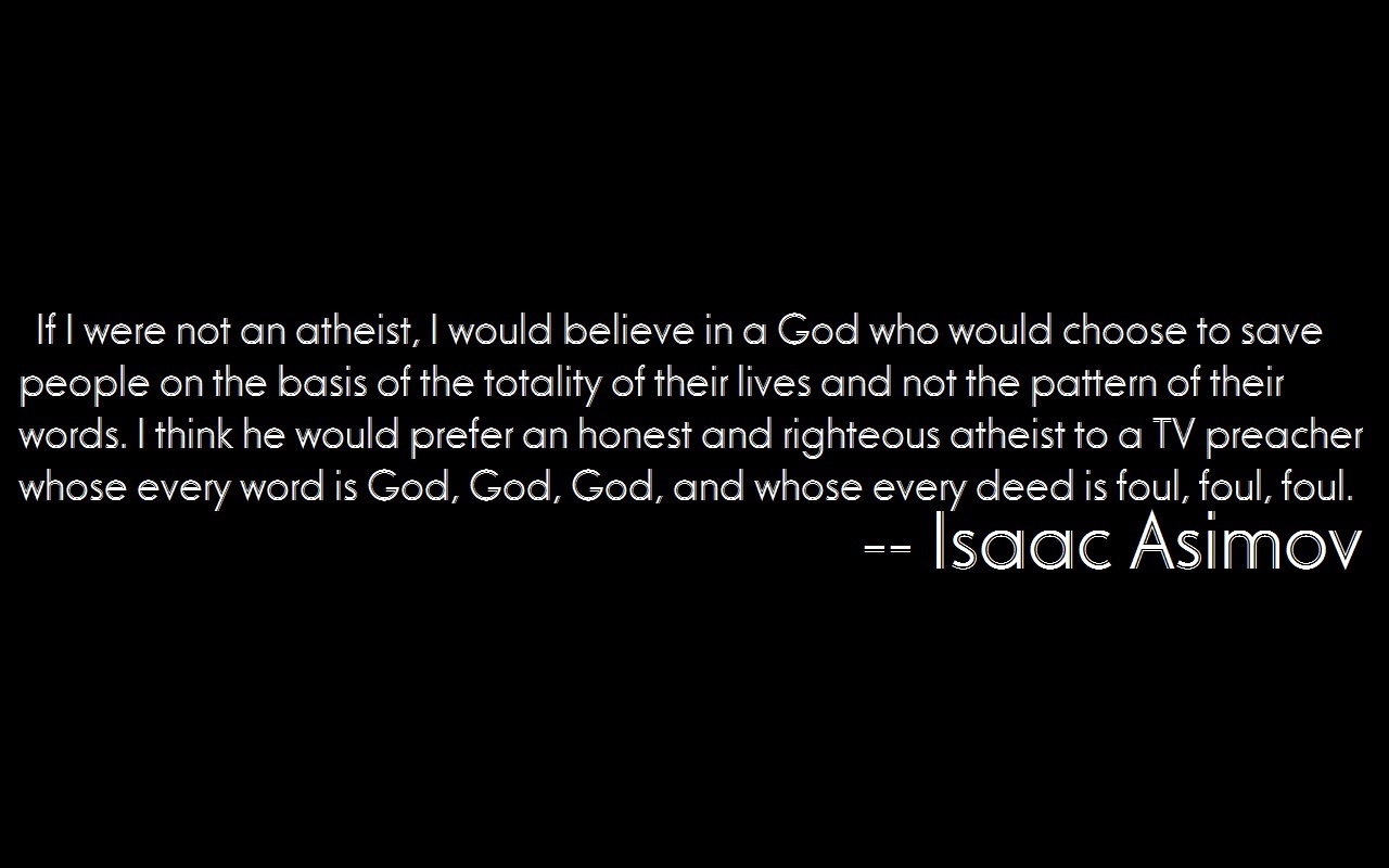 Righteous Atheist Atheism Wallpaper