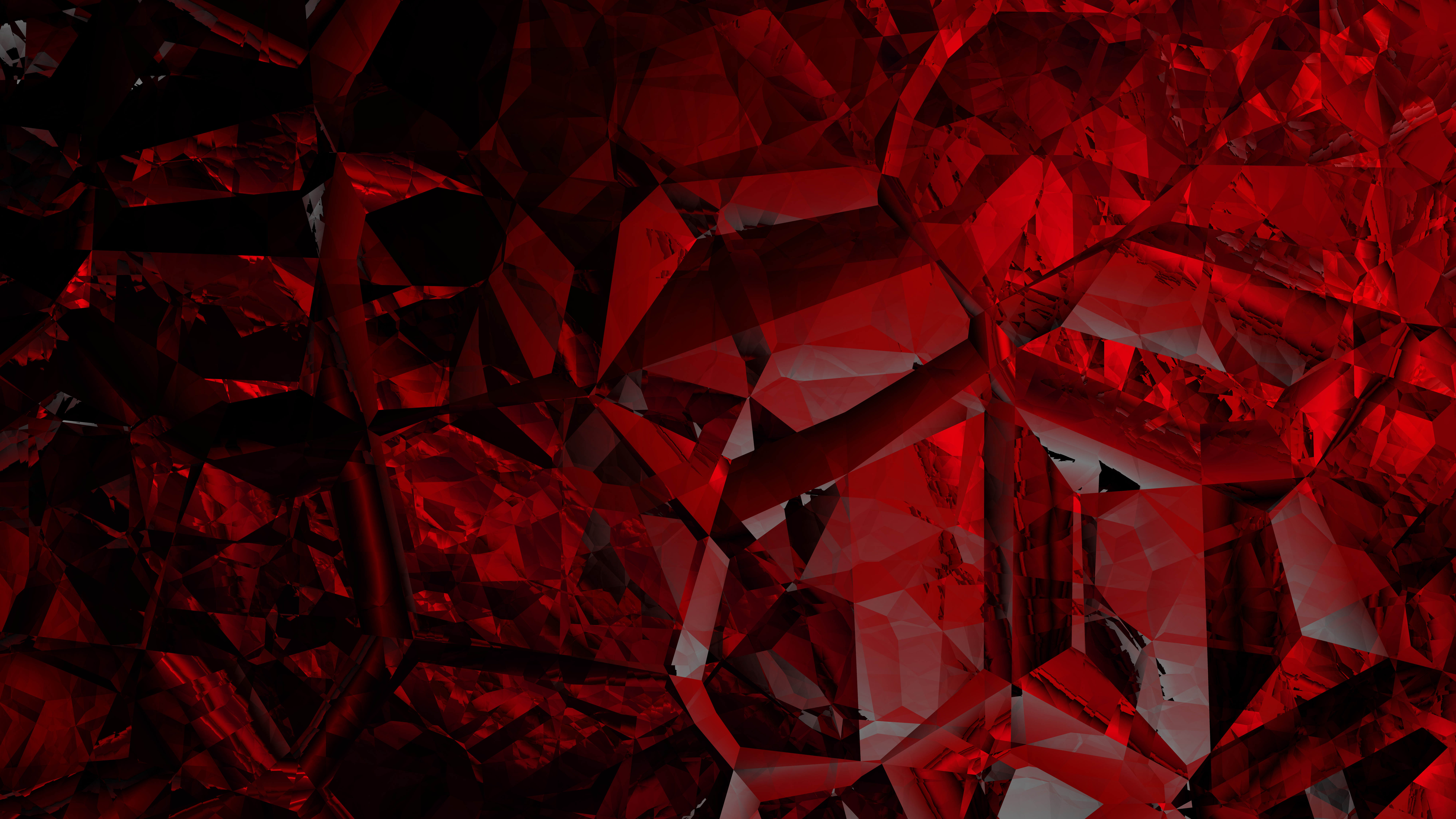 Cool Red Crystal Background