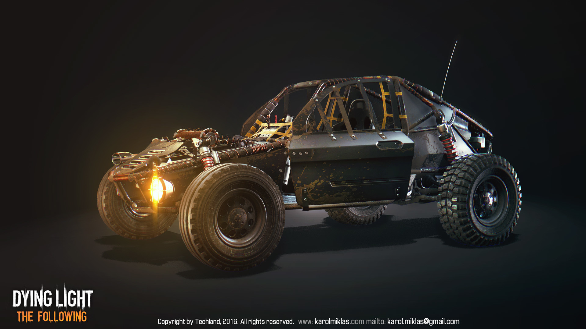 Dying Light The Following Buggy By Kmiklas