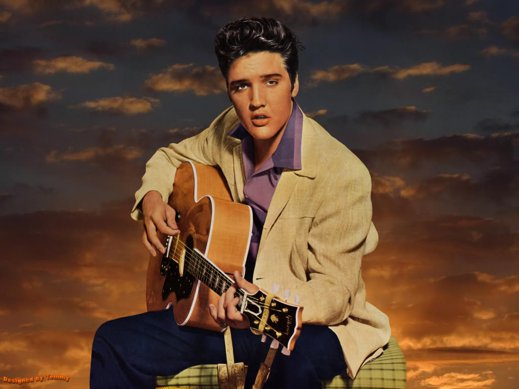 Elvis A Lighted Candle Topic Wallpaper