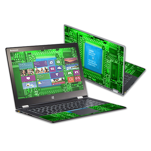 Skin Decal Wrap For Lenovo Ideapad Yoga Pro Touch Circuit