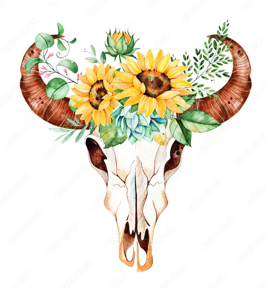 Bull Skull Wallpaper