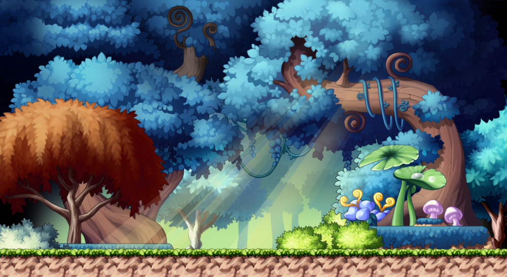 Maplestory Background Enchanted Forest By Akarituturu On
