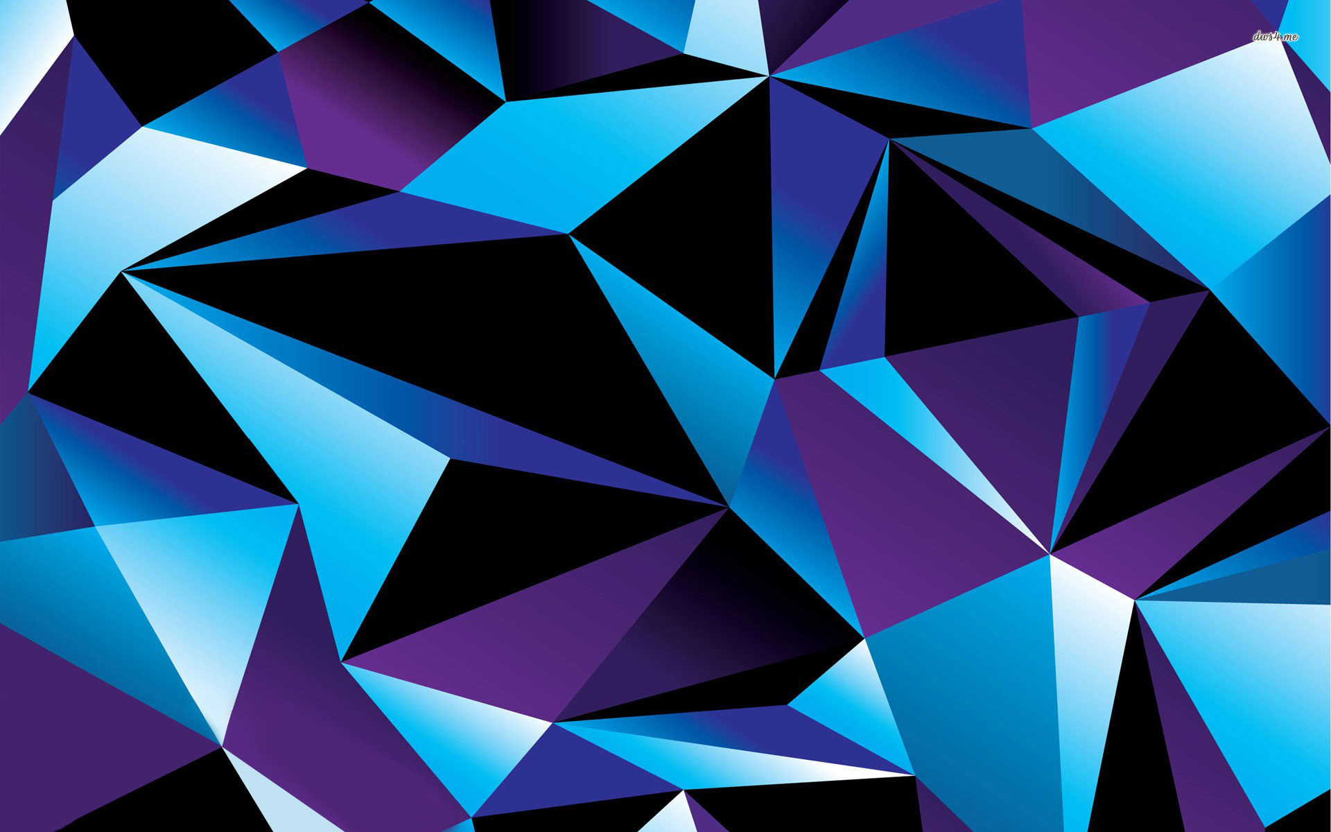 Purple Polygon Pattern Wallpaper