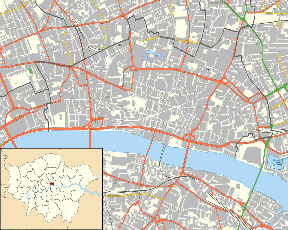 London City Map HD Wallpaper