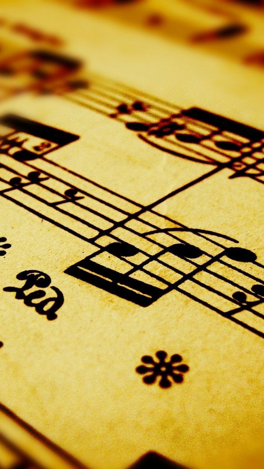 Music Notes Close Up Mobile Wallpaper Mobiles Wall
