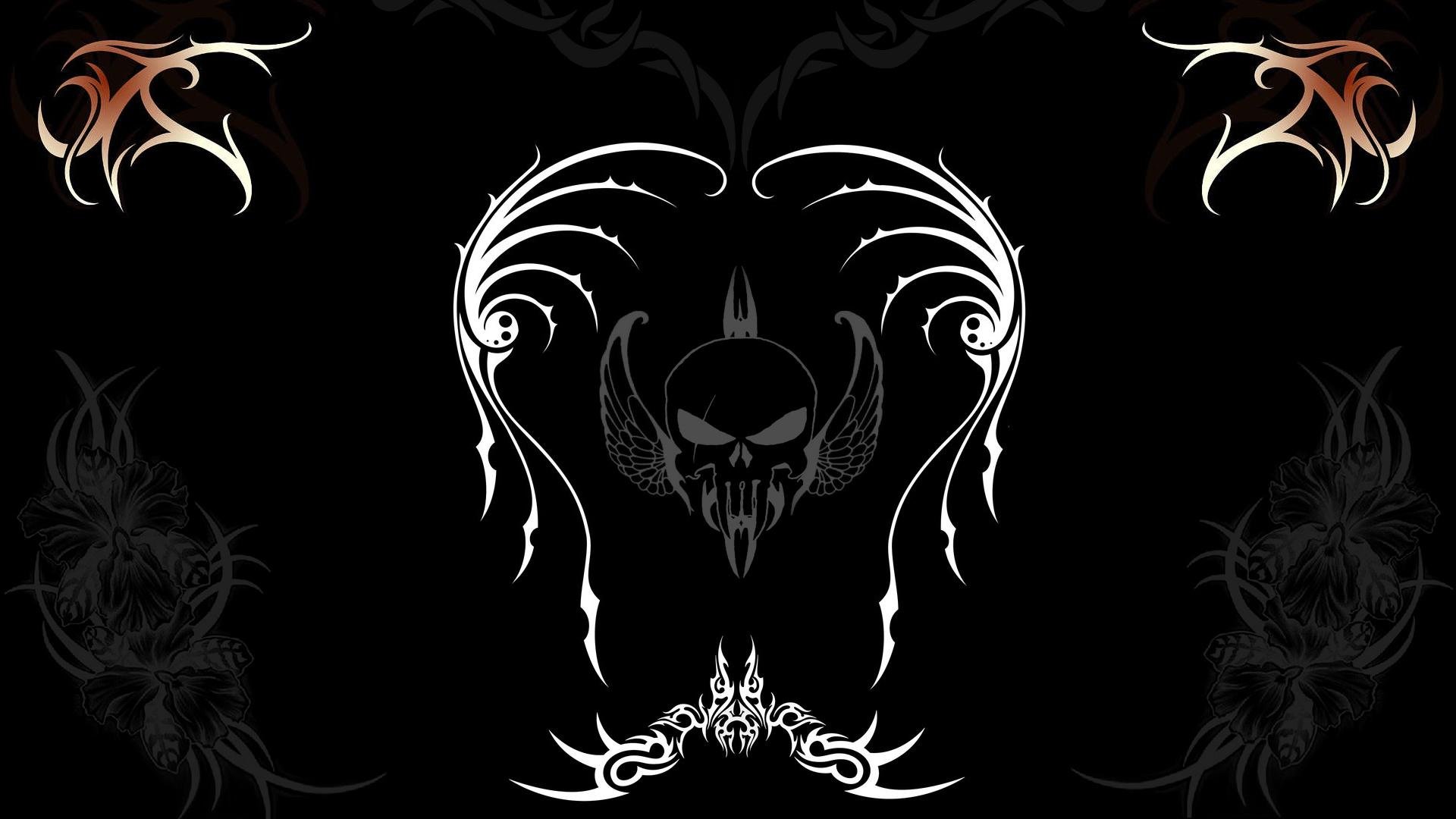 🔥 Free Download Black Skull Wallpaper Hd [1920X1080] For Your Desktop