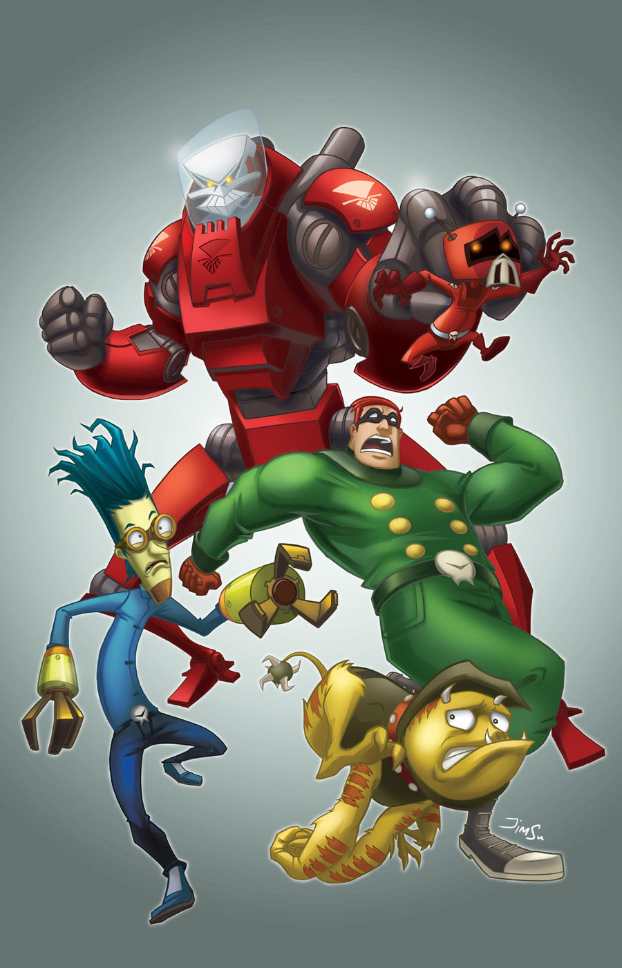 League Of Super Evil Comic By Crozonia Wallpaper