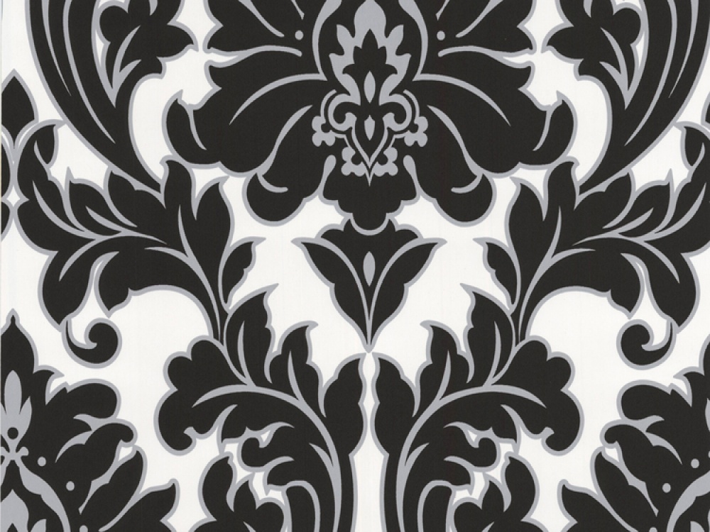 black and white damask wallpapery wallpapers   DriverLayer Search 1000x750