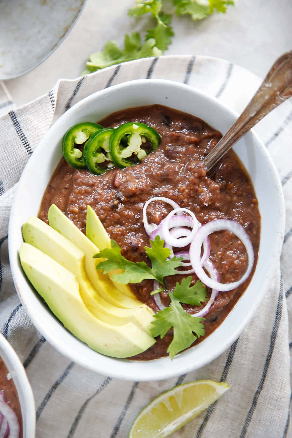 Savory Hearty Black Bean Soup Wallpaper