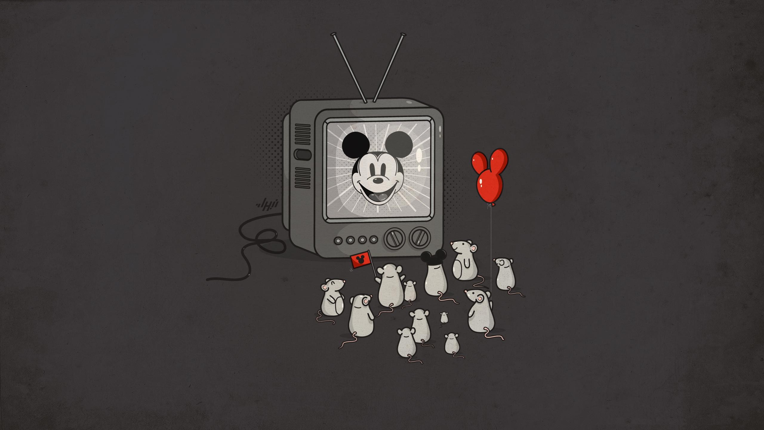 Mickey Mouse Desktop Wallpaper Black And White