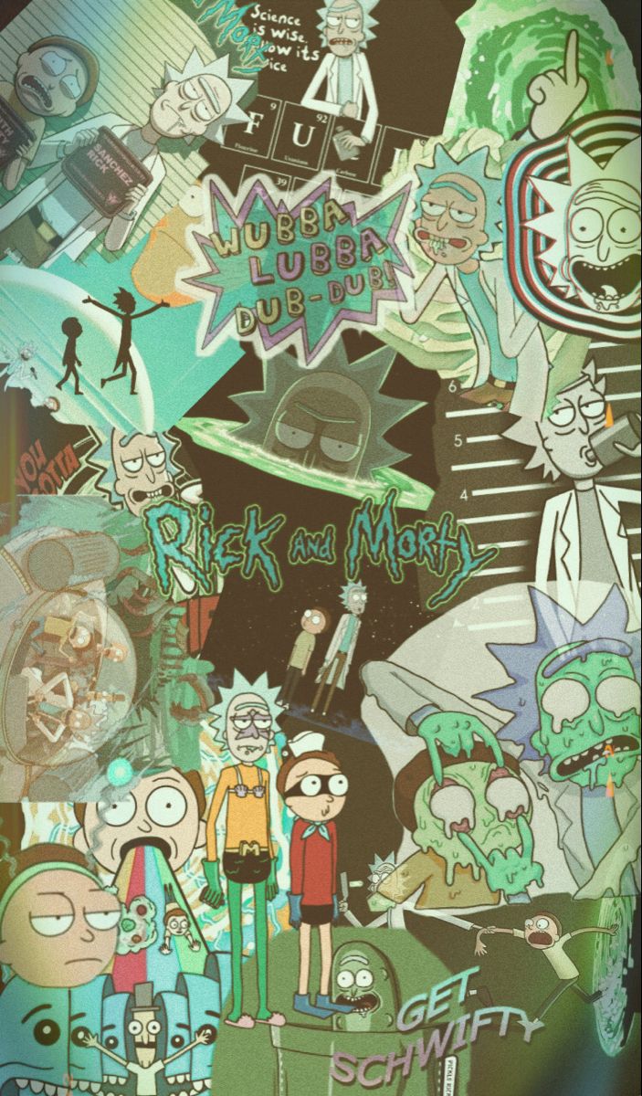 Trippy rick and morty HD wallpapers  Pxfuel