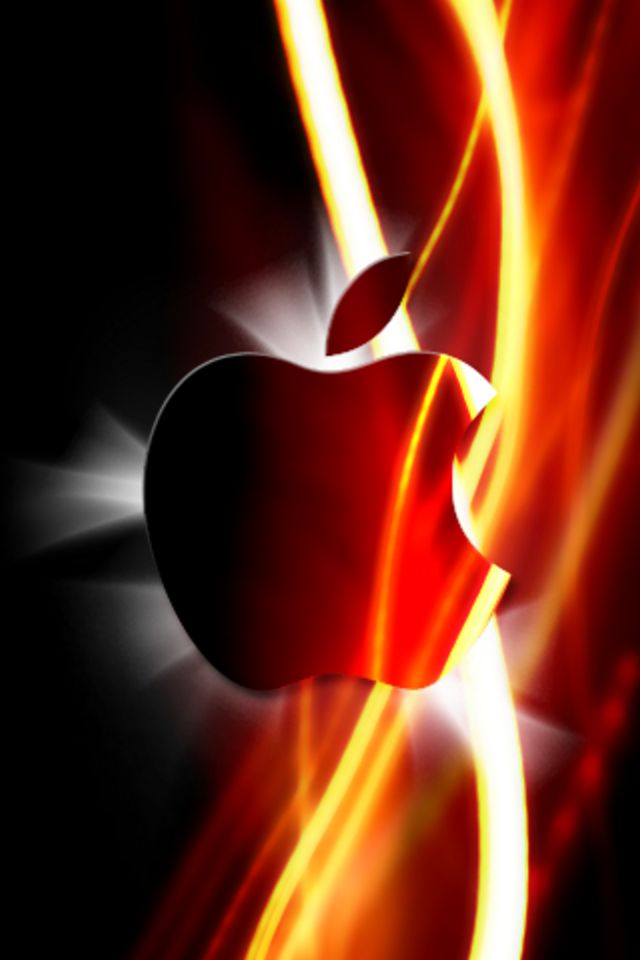 Apple Logo Wallpaper for iPhone 4 01 Set 6 iPhone 4 Wallpapers