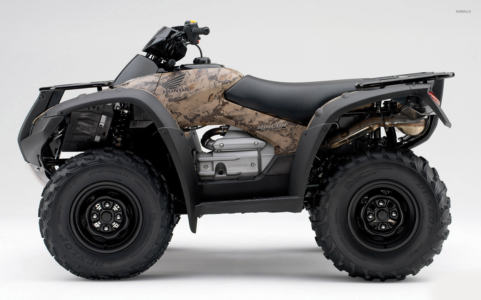 Camouflaged Honda Atv Wallpaper Motorcycle