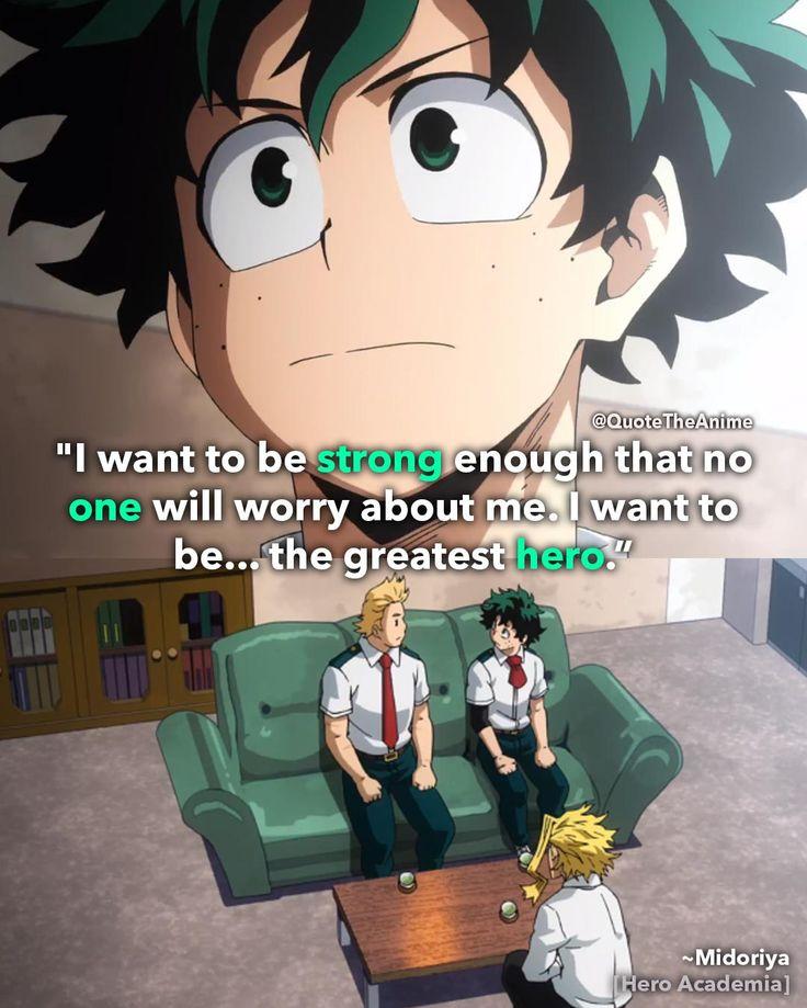  POWERFUL My Hero Academia Quotes IMAGES Hero Anime quotes
