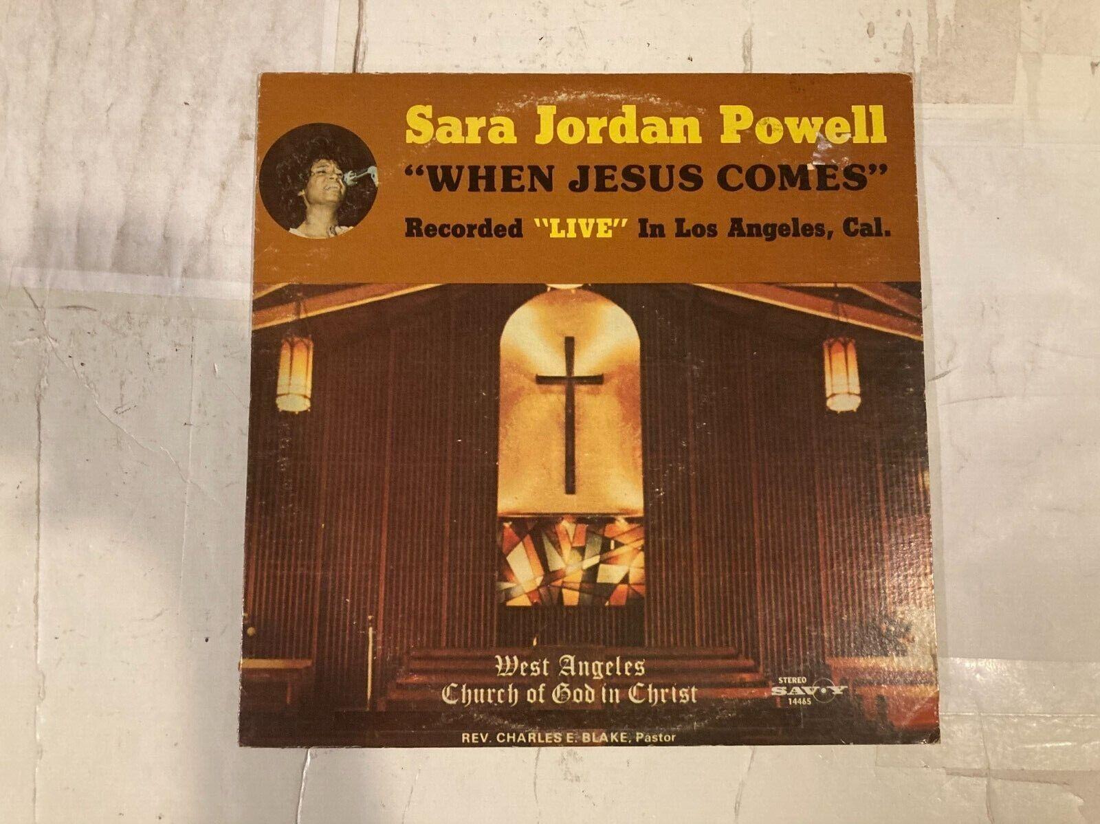 Sara Jordan Powell When Jesus Es Mint Glossy Vinyl