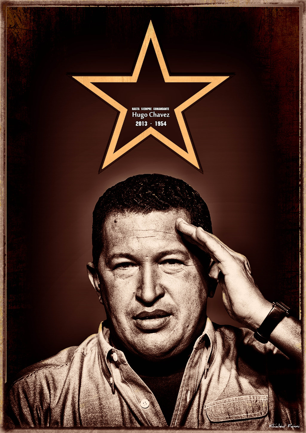 Hugo Chavez By Khaledfanni