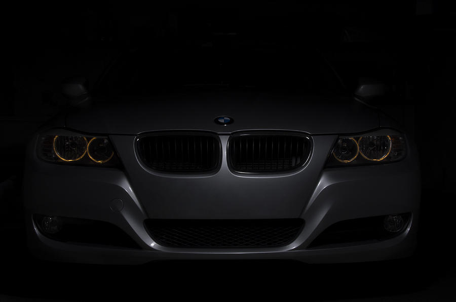 Bmw Car In Black Background By Paulo Goncalves