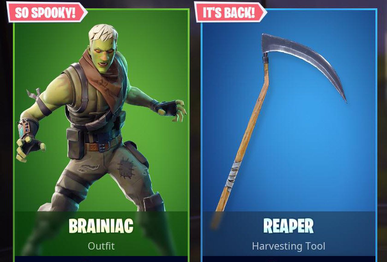 Fortnite Is Now Selling The Old Scythe And New Ghoul Trooper