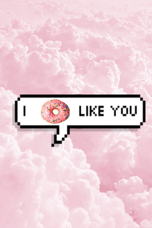 Group Of I Donut Like You Background We Heart It