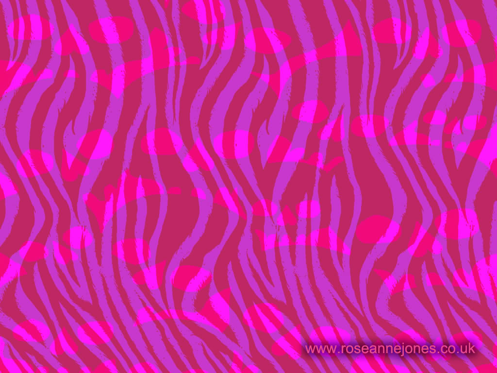 Pink Skull Zebra Wallpaper Desktop Background