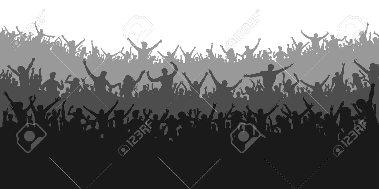 Applause Sports Fans Cheering Crowd People Concert Party