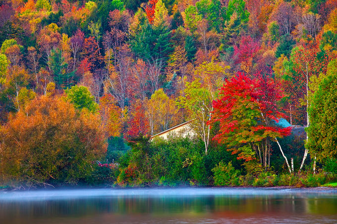 Vermont In The Fall Beautiful Colors Wallpaper X