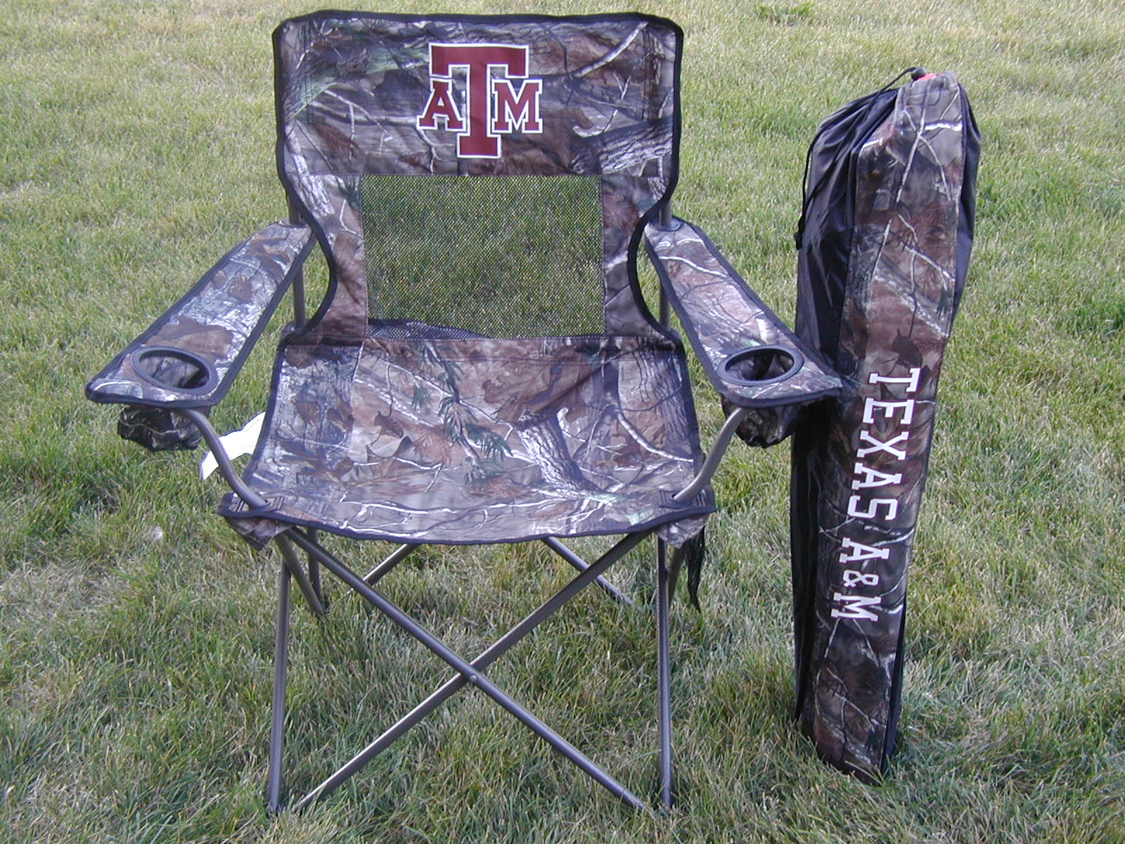 Texas A M Realtree Camo Chair Ap